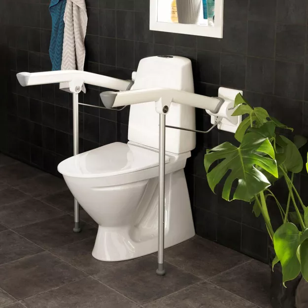 Etac Rex 70cm toilet rail with leg