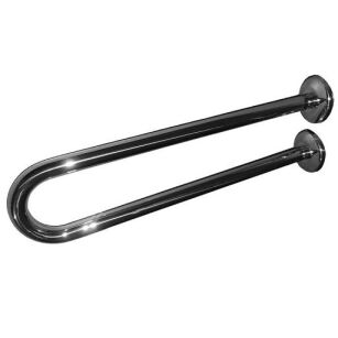 Bathroom grab bar polished stainless steel 500 mm fi 25 mm