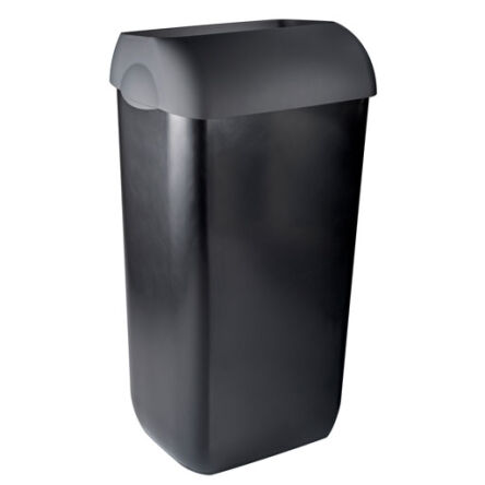 Trash bin 23l black