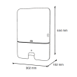 Dozownik do ręczników wielopanelowych biały Tork