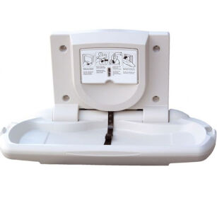 Folding baby changing station horizontal Merida