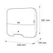 Dozownik Tork mini do ręczników w składce ZZ biały-rysunek