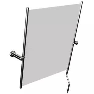 Sanitario Folding Mirror with Handle for the Disabled