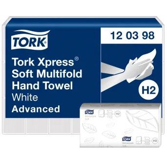 Papierhandtuch ZZ Tork Xpress Multifold 2-lagig 3780 Stück weiß Zellstoff