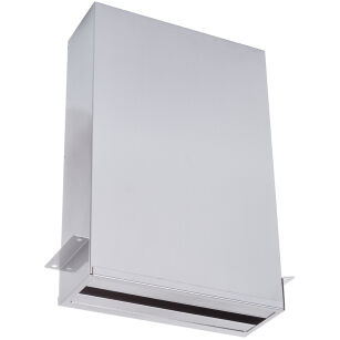 Hidden paper towel dispenser Faneco HIT steel matt