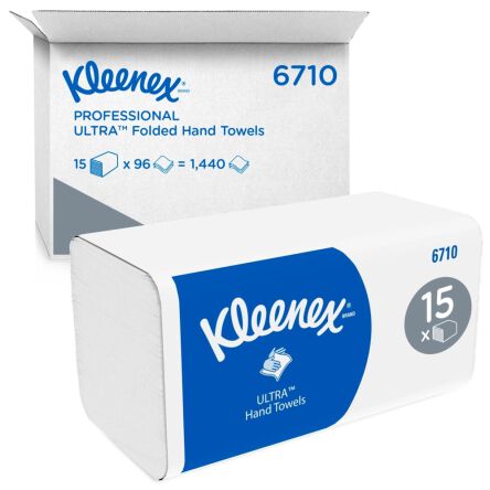 Papiertuch ZZ 1440 Stück Kimberly Clark KLEENEX ULTRA 3-lagig weiß