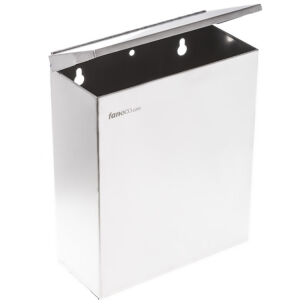 Waste bin for woman bathroom 7 l steel