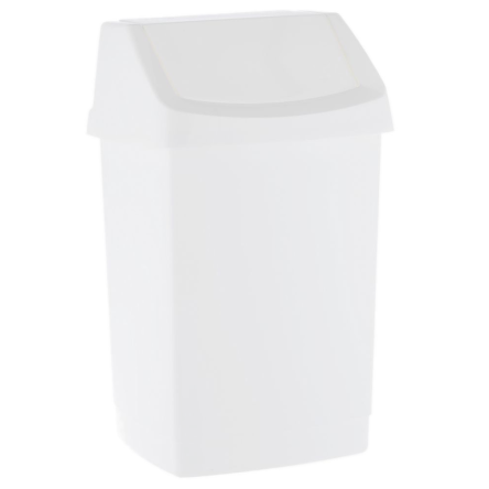 Cubo de basura de 50 litros Curver CLICK IT plastico blanco Dobra Cena Sklep Online ole.pl