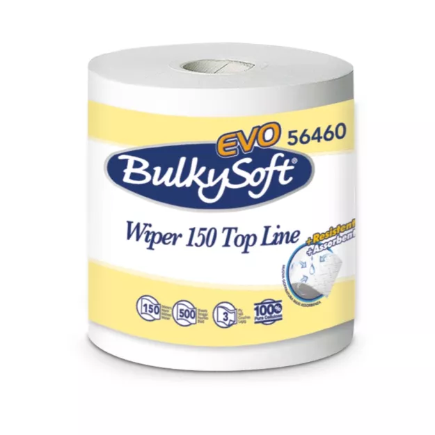 Cleaning cloth in roll BULKYSOFT EXCELLENCE TOPLINE 3 layers 150 m