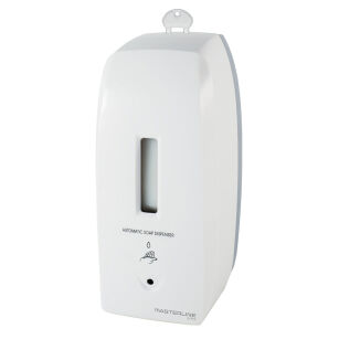 Touchless liquid soap dispenser AL1 Bisk 1 liter plastic WHITE