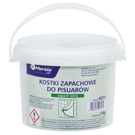 Kostki zapachowe do pisuarów Merida 1 kg zielone