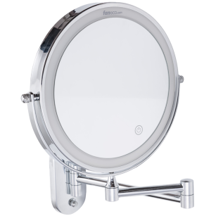 Bathroom lighted mirror Faneco COMO chrome-plated brass