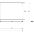 Lustro natynkowe 400 x 300 x 1 mm RODAN - rys.2