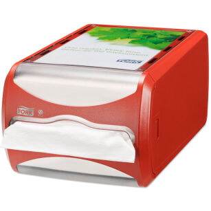 Table tissue dispenser red Tork XPRESSNAP