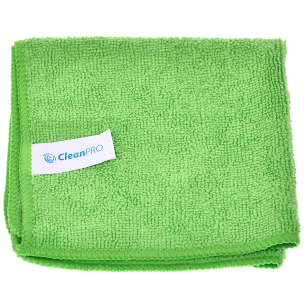 Microfibre Cloth Green CleanPRO ULTRA SOFT 30x30 cm