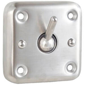 Faneco matte steel vandal-proof bathroom hook