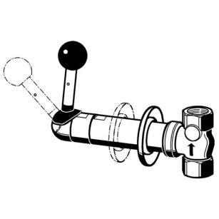 Franke concealed valve for emergency showers 35-60 mm