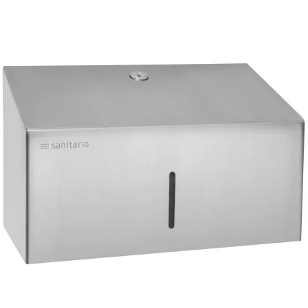 Sanitario Afilado Mini Matte Steel Paper Towel Container