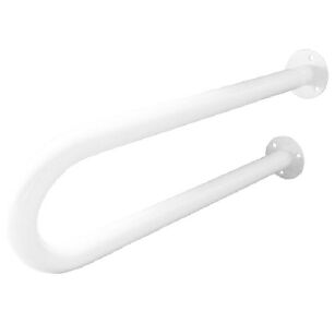 White Grab bar by sink for disabled 600 mm