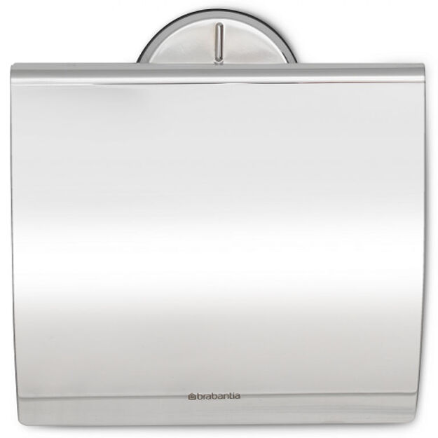 Roll toilet paper holder polished steel Brabantia