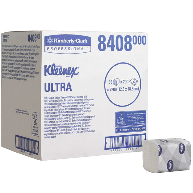 Papier toaletowy składany Kimberly Clark 8408