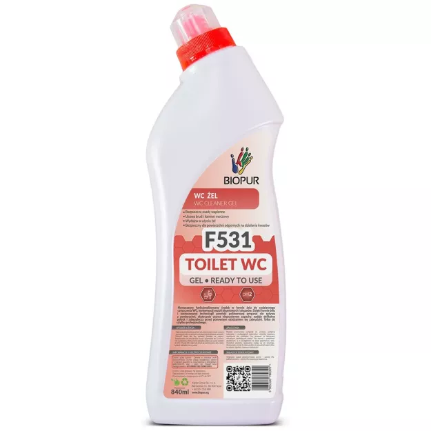 Żel do czyszczenia WC 840 ml Biopur