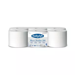 Toilet paper jumbo roll central dispensing BULKYSOFT CLASSIC 2 layers 200 m 6 pcs.