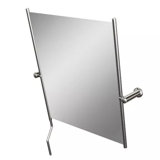 Lustro łazienkowe dla niepełnosprawnych z mosiądzu Faneco 580x600mm