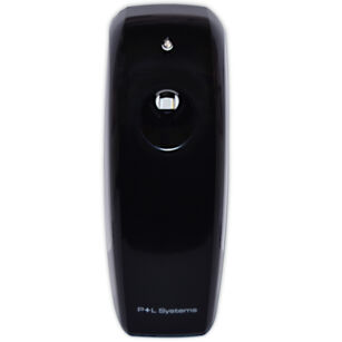 Automatic air freshener LED B P+L Systems black plastic.