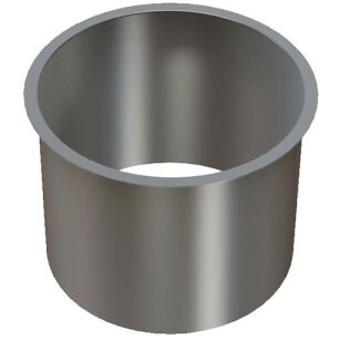 Flange for under counter waste bin Merida stainless steel