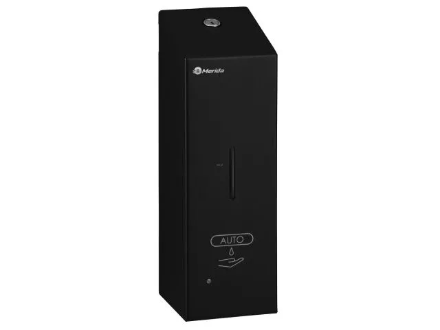 Dispensador automático de jabón en espuma Merida STELLA Black Line 800ml, acero negro