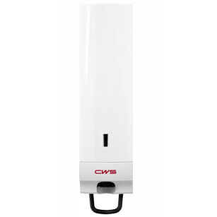 Compact liquid soap dispenser white