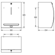 Elektroniczny podajnik ręczników papierowych STRATOS - rys.2