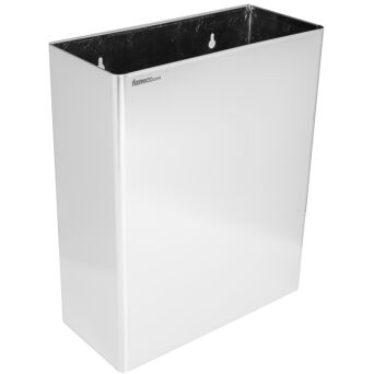 Wall mounted waste bin 25 l stainless steel