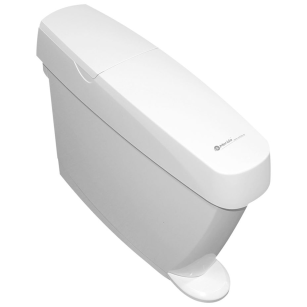 Sanitary waste bin 15 liters Merida plastic white