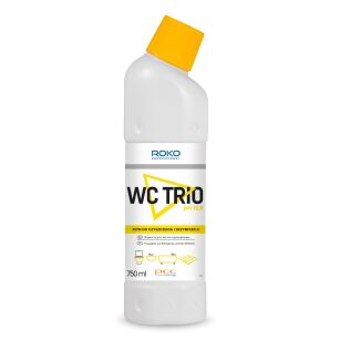 Tekutina na čistenie a dezinfekciu toaliet ROKO PROFESSIONAL WC TRIO 750ml