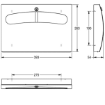 Podajnik nakładek na deski WC STRATOS - rys.2