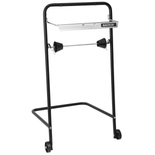 Floor stand wiper dispenser 40 cm Katrin black steel