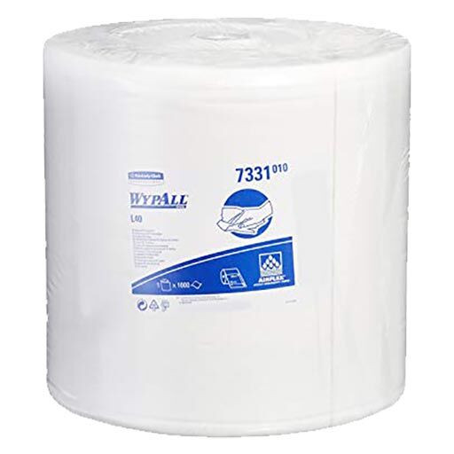 Czyściwo papierowe w rolce Kimberly Clark WYPALL L40 celuloza białe