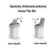 Kosz do segregacji odpadów 50 litrów Curver FLIP BIN