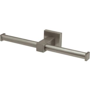 Bisk NORD double arm toilet paper holder matte nickel