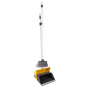 Broom with dustpan on a stick – set ''Leniuch''