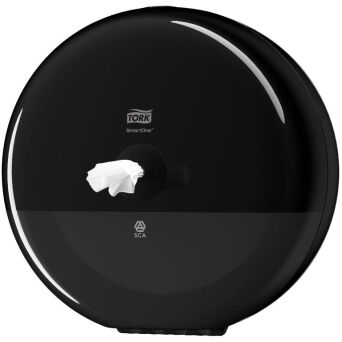 Mini Toilet Roll Dispenser Tork SmartOne® black •