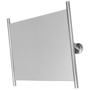 Bathroom mirror for disabled ⌀ 25 60 x 60 cm steel matt