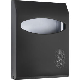 Toilet seat cover dispenser black