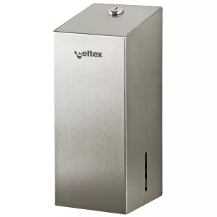 Toilet paper dispenser in fold Sanitario matte steel