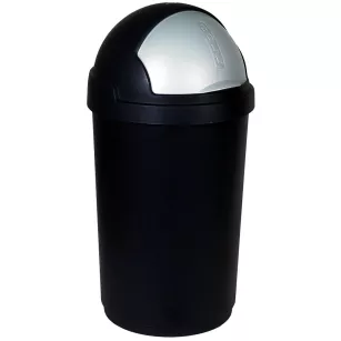 Mülleimer 50 Liter Curver BULLET BIN Graphit Kunststoff