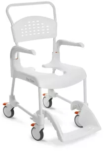 Etac Clean 44cm white toilet and shower chair