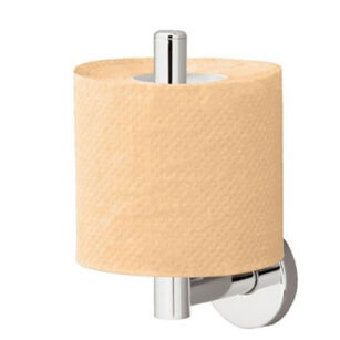 Holder spare toilet paper polished