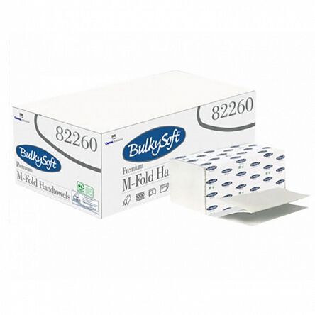 Ręcznik papierowy składany M 2500 szt. trójwarstwowy Bulkysoft Premium